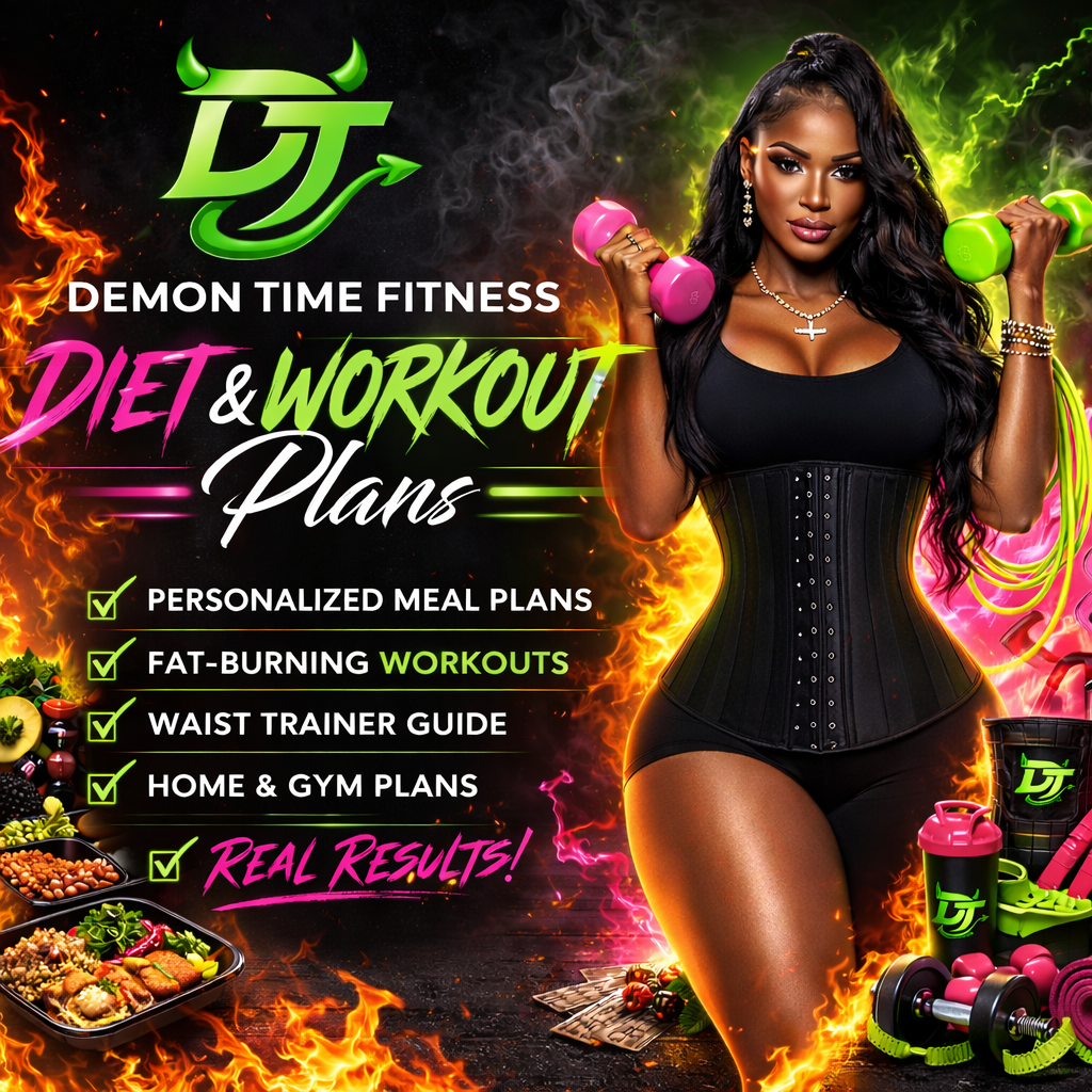 Demon Time Fitness customized diet and workout plans